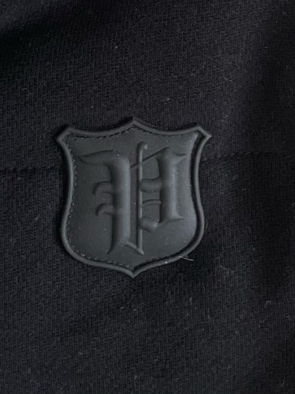 Polo by Ralph Lauren Black Quilted-Sleeve Varsity Jacket - Picture 2 of 12